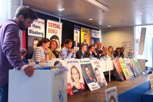 Billeder fra fredagens valgdebat her på